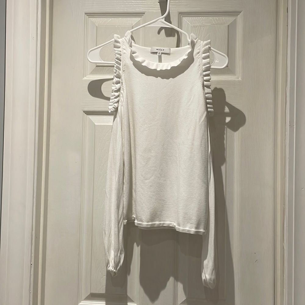 Milly ruffle cold shoulder SZ P